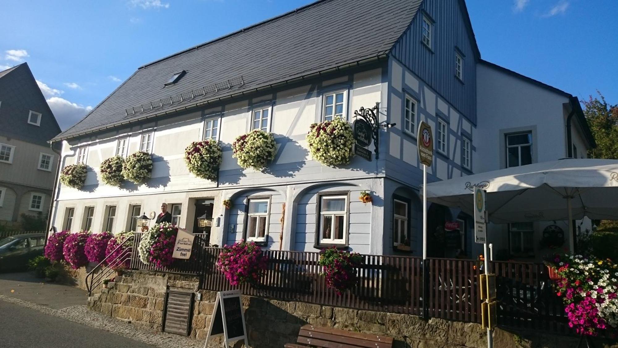 Gasthof Zur Hoffnung Hinterhermsdorf Exterior photo